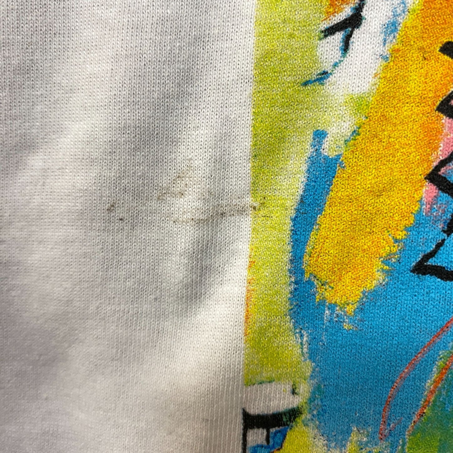 Jean- Michel Basquait Untitled (Fishing) Tshirt size medium