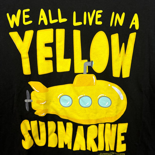 The Beatles We All Live in a Yellow Submarine Rock Tee XL
