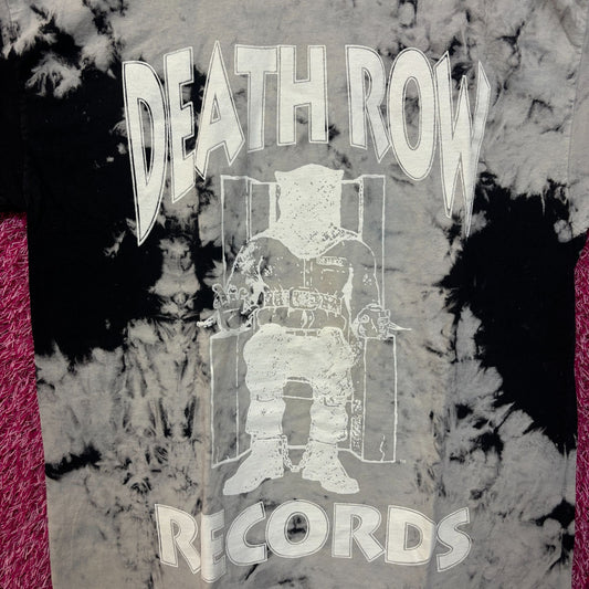 Death Row Records Electric Chair tiedye rap Tshirt medium