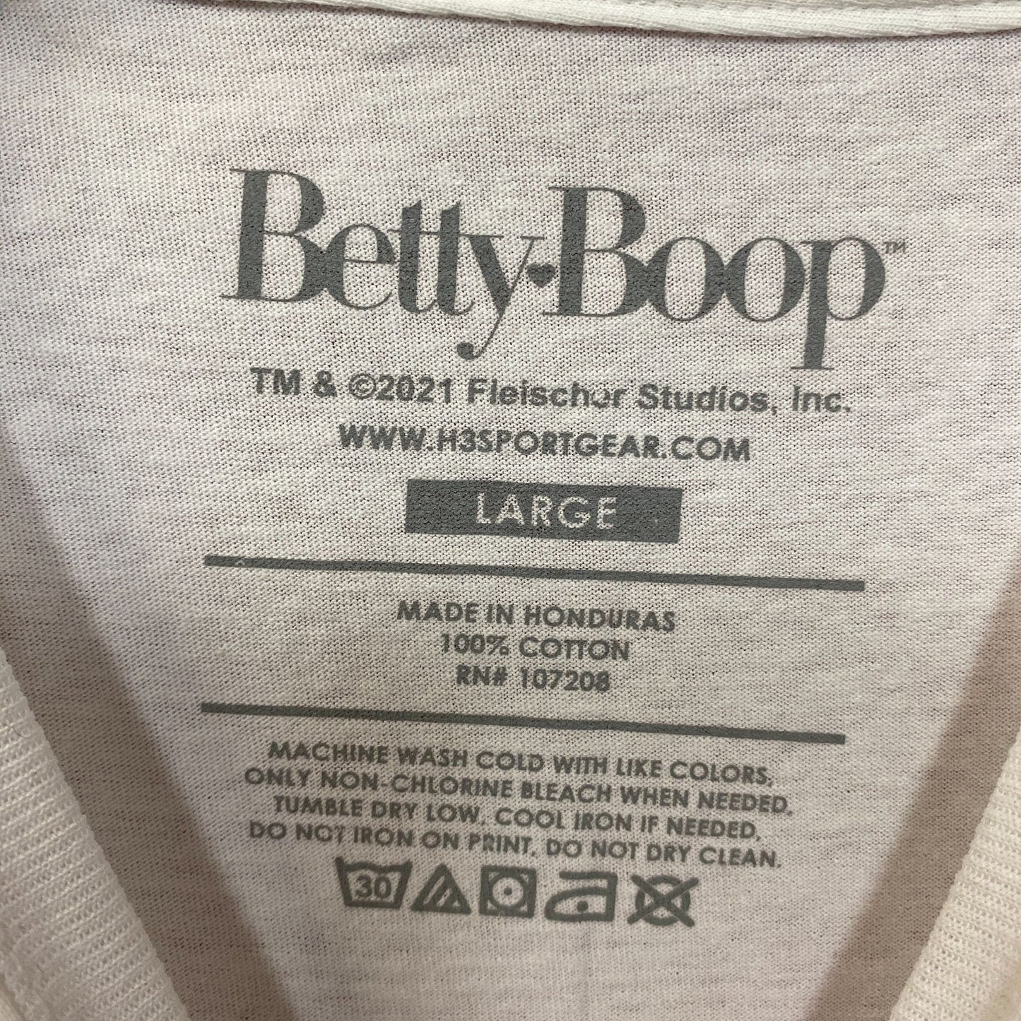 Betty Boop and Pudgy Puppy Love Classic With Pup Vintage Style T-Shirt large