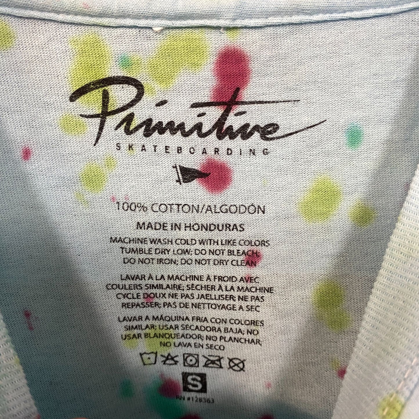 Primitive Dirty P Scorpion Tie Dye T-Shirt Small