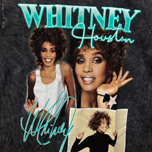 Whitney Houston Self-titled Album Art Collage R&B Pop Tee S