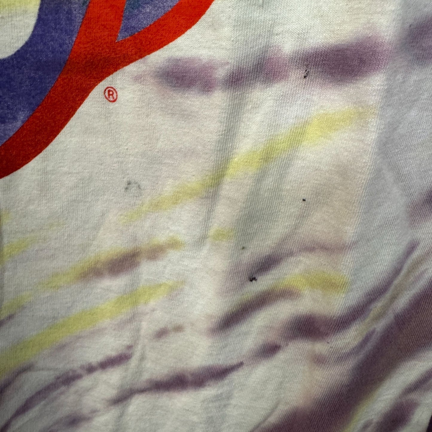 The Rolling Stones Psychedelic Hot Lips Rock Band Tie Dye M