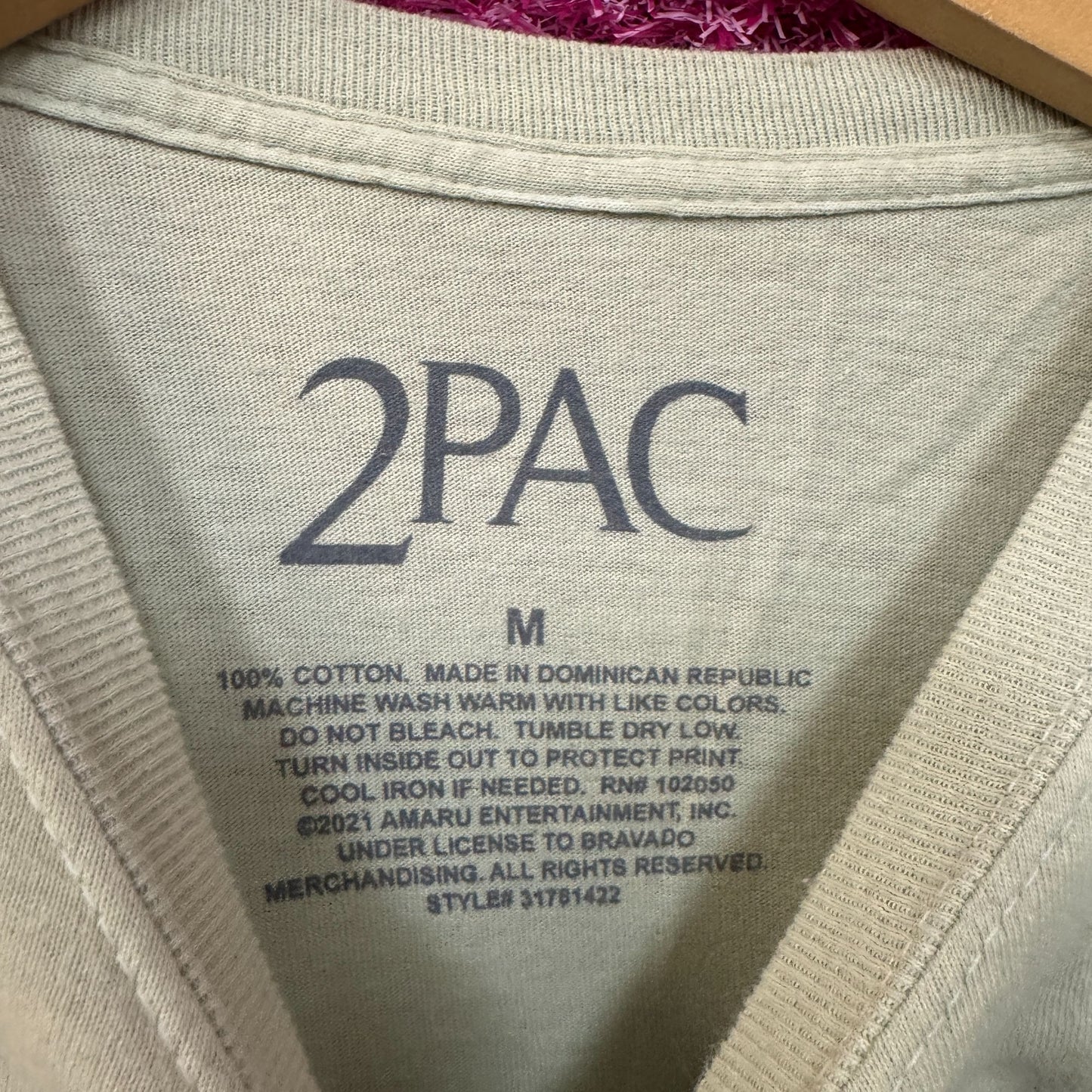 Tupac Me Against the World Album Poster Hip Hop Tie Dye M