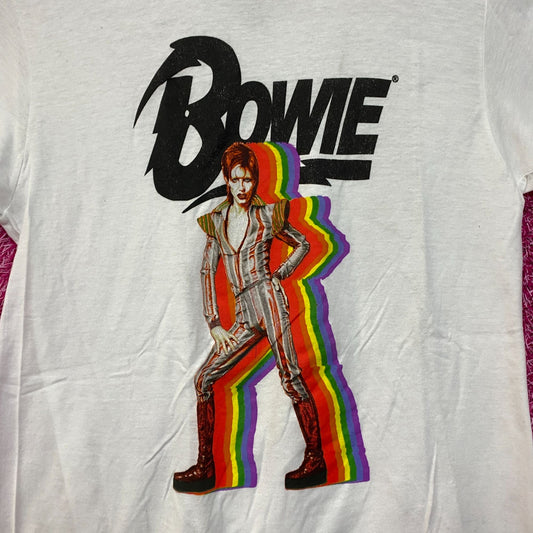 David Bowie Star Man Rainbow Rock Tshirt size Small