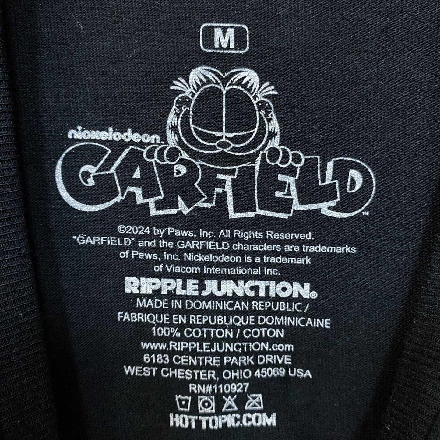 Garfield's Gym Lifting Sub Graphic Design T-Shirt Medium