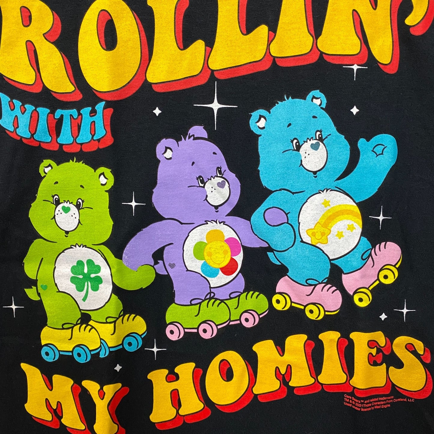 Care Bears Rollin' with My Homies T-Shirt Medium