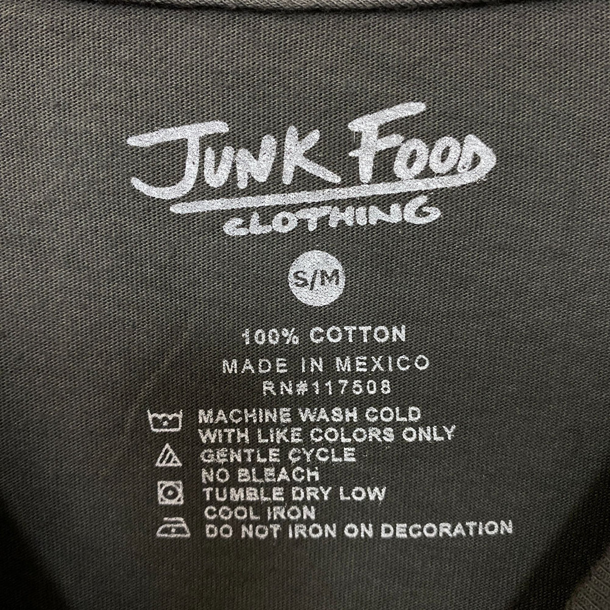 Junk Food The Rolling Stones UK Flag Oversized Tee S/M