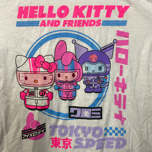 Sanrio Hello Kitty and Friends Tokyo Speed Kawaii Graphic T-Shirt XL