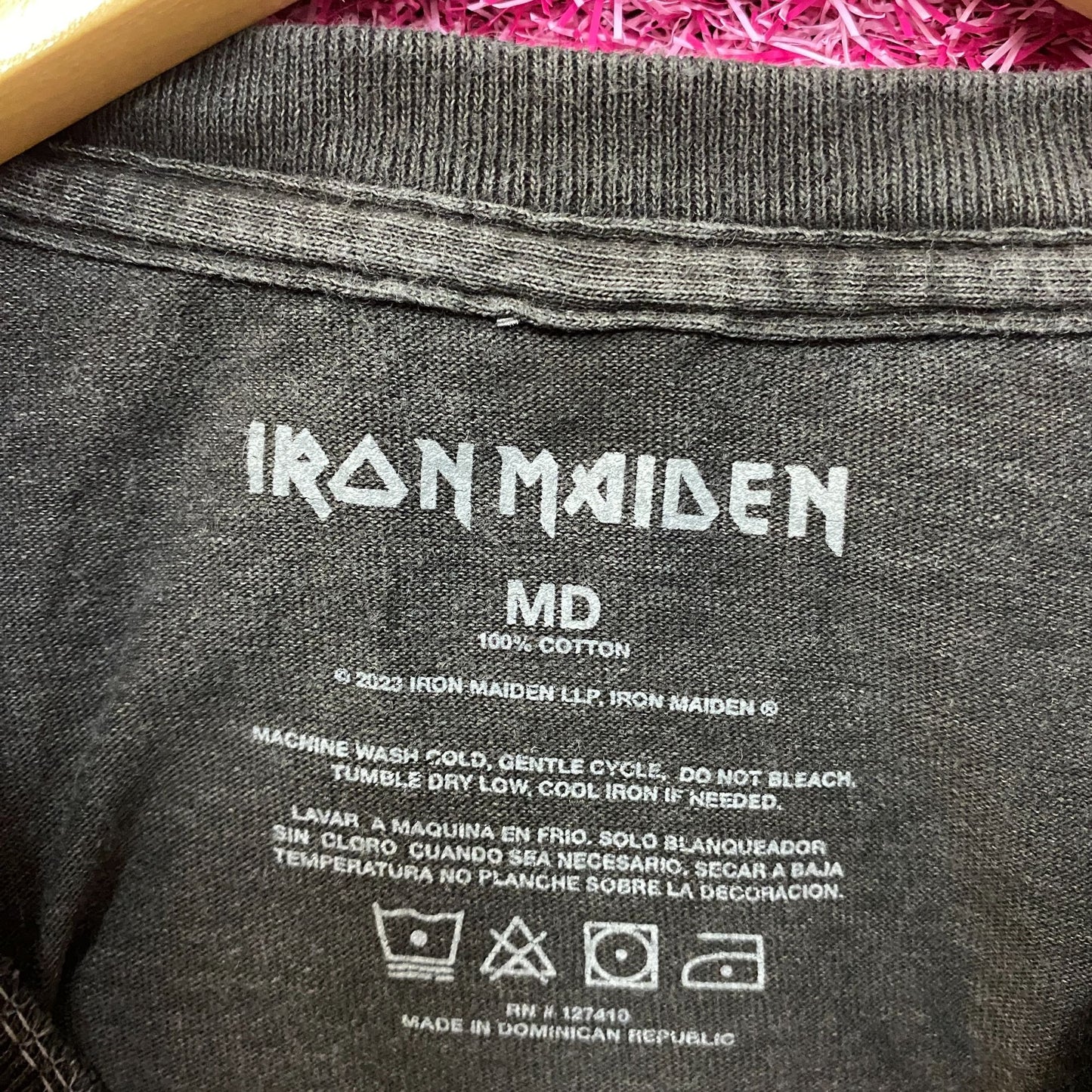 Iron Maiden Fear Of The Dark Album Cover Eddie T-Shirt Medium