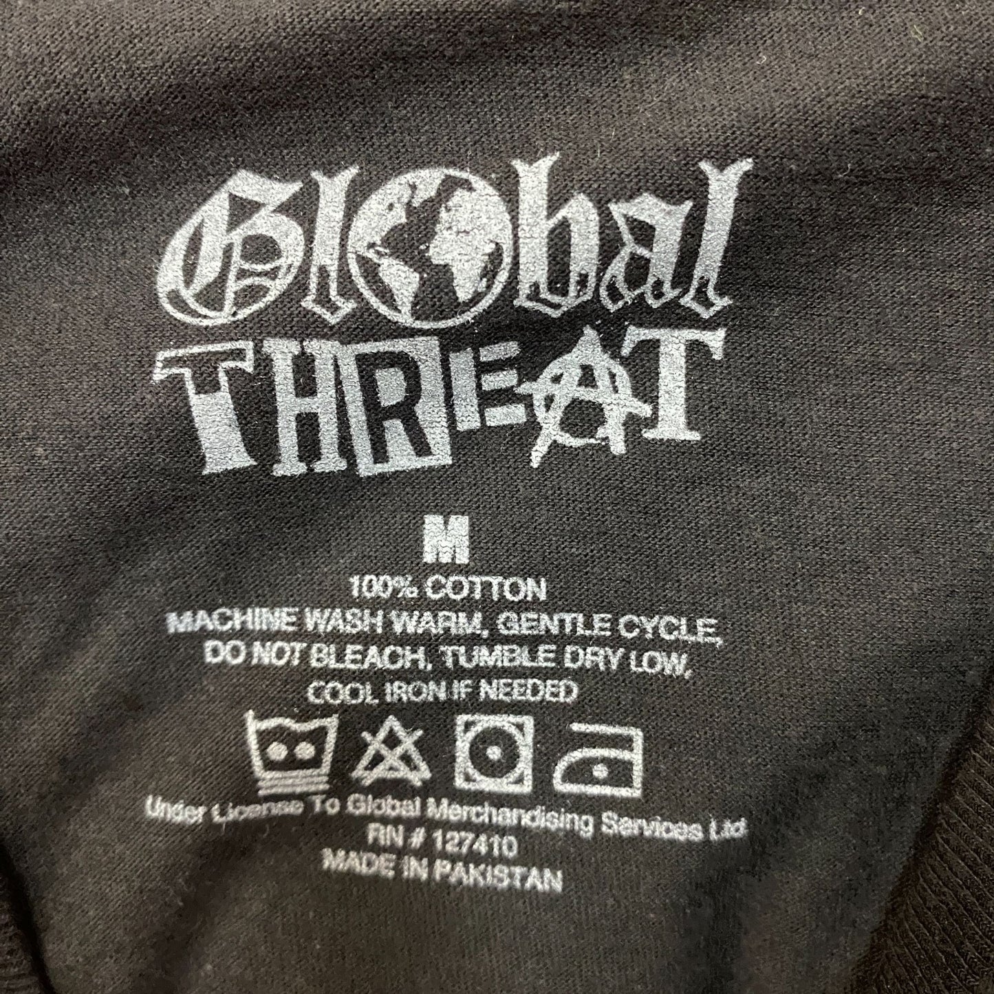 Victim Of My Own Demise by Global Threat T-Shirt Medium