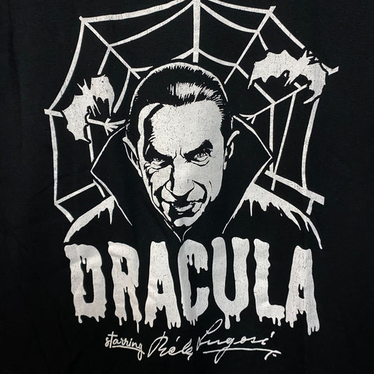 Bela Lugosi Dracula Spiders Web Graphic T-Shirt Large