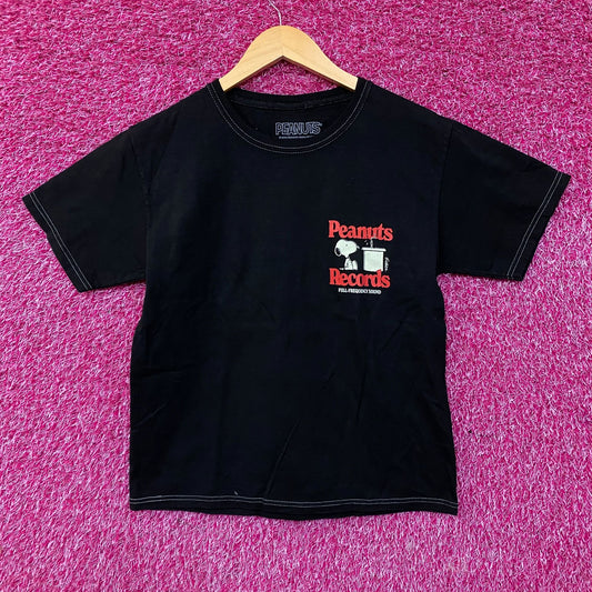 Peanuts Records Full-Frequency Sound Graphic T-Shirt Large