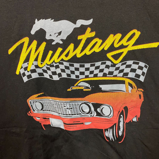 Mustang Vintage Style Car Graphic Design T-Shirt 3XL