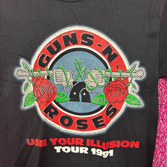 Guns N’ Roses Use Your Illusion Tour 1991 Rock Band Tee S