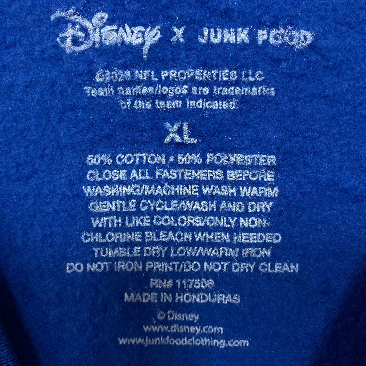 Junk Food X Disney Denver Broncos Crewneck sweater size XL