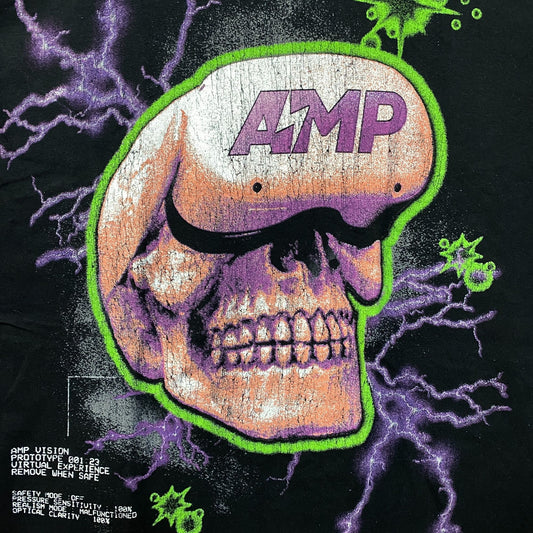 AMP Skull Lightning T-Shirt Large