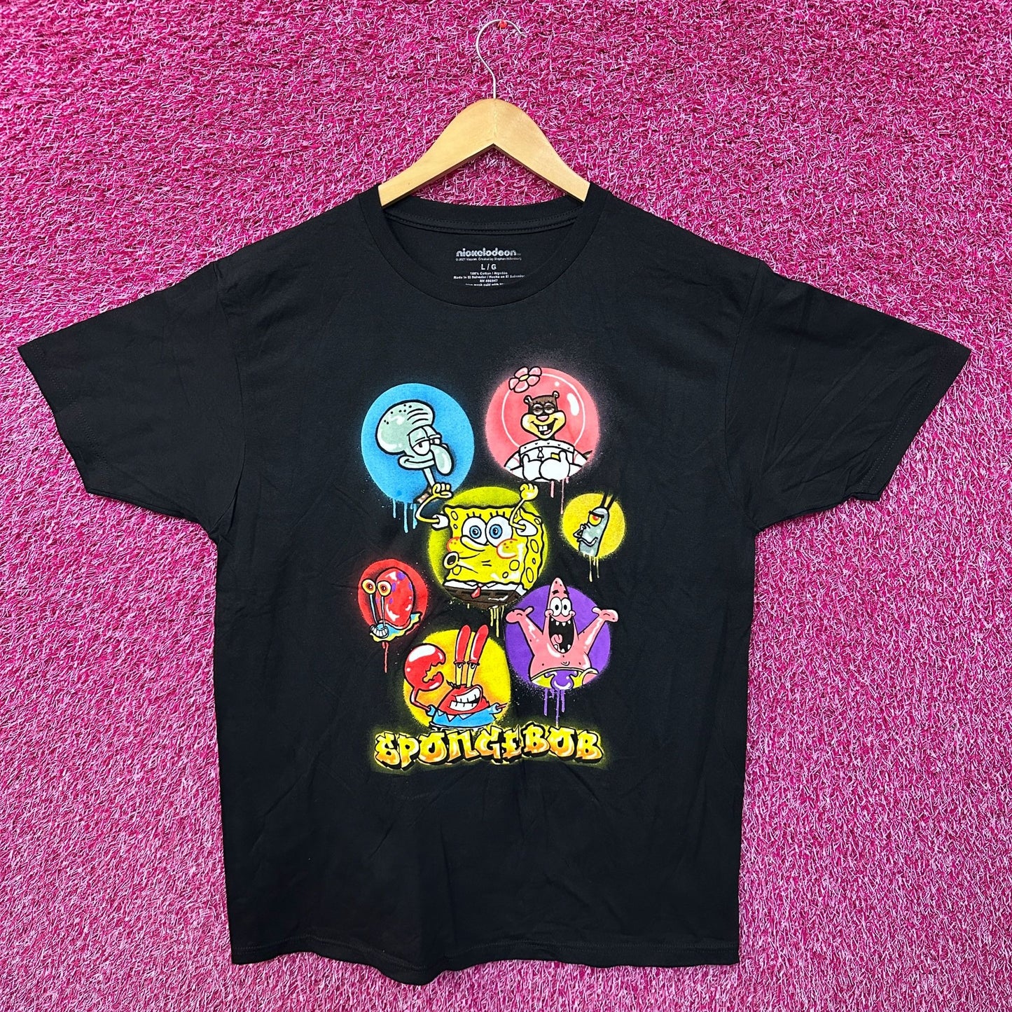 SpongeBob SquarePants Animated Series Nickelodeon Tee L