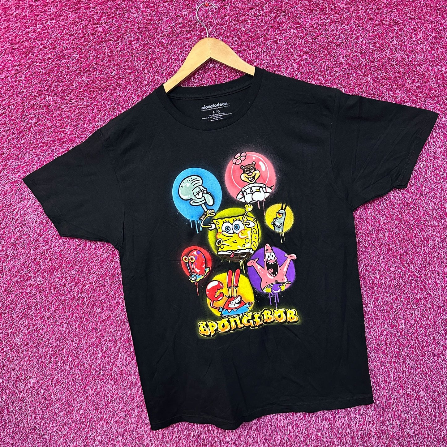 SpongeBob SquarePants Animated Series Nickelodeon Tee L