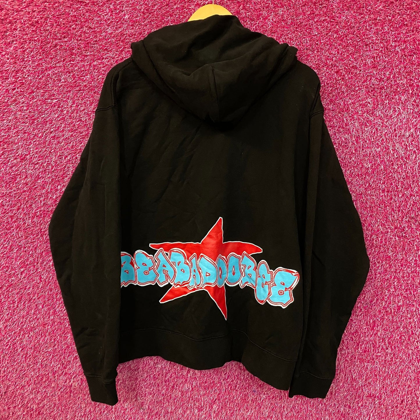 Beabadoobee Star Graphic Pullover Zip Hoodie Large