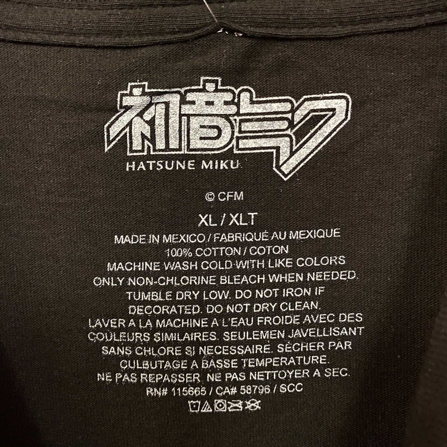 Hatsune Miku "Called Back" Anime Vocaloid T-shirt XL