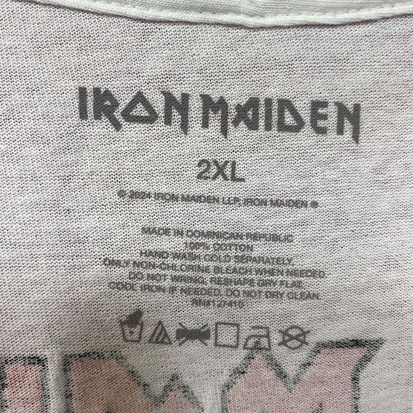 Iron Maiden The Beast on the Road Heavy Metal Band T-Shirt 2XL