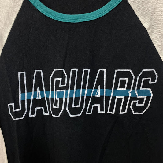 Junk Food NFL Jacksonville Jaguars 3/4 Long Sleeve Raglan T-Shirt Medium