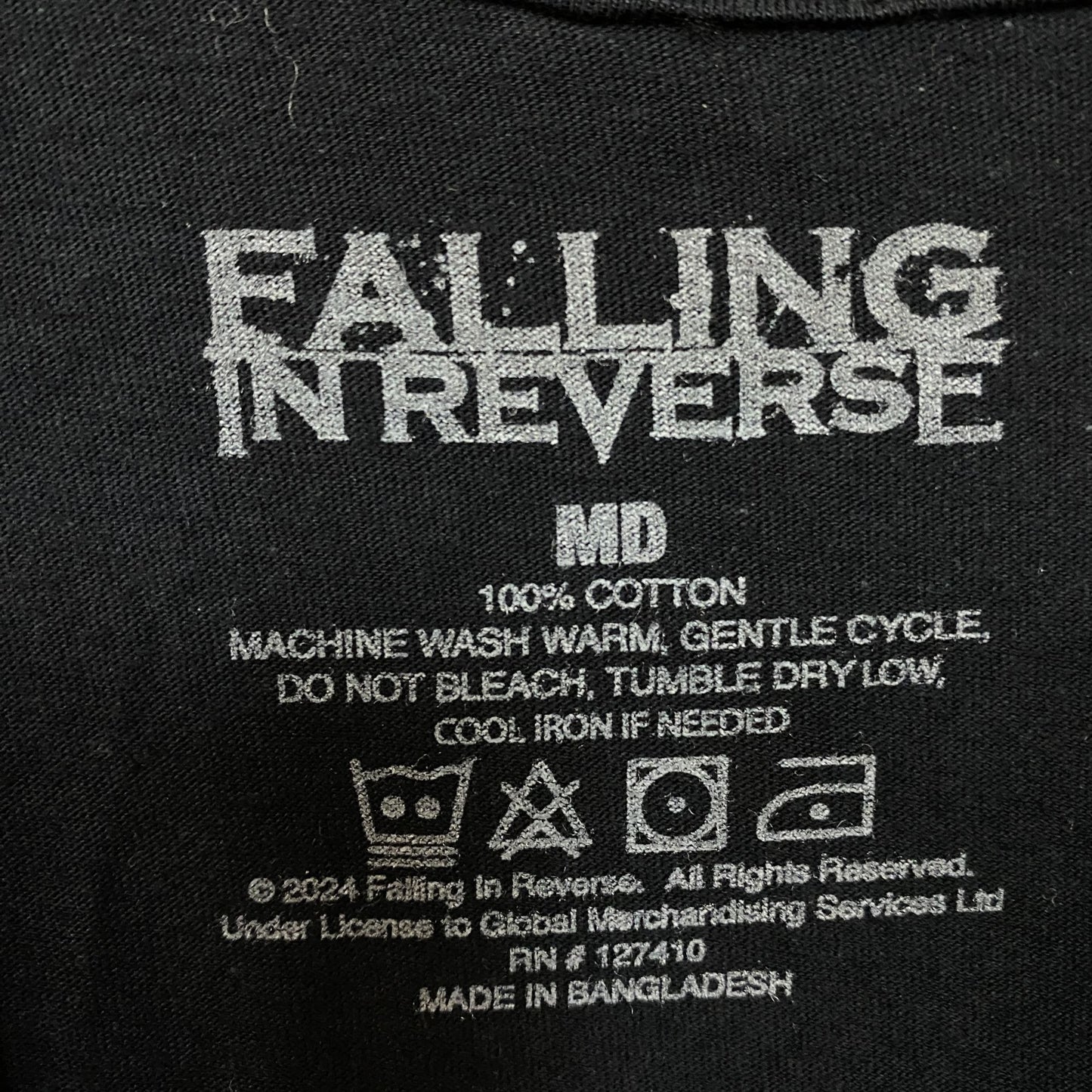 Falling in Reverse Sake Of Sanity Rock Band T-Shirt Medium
