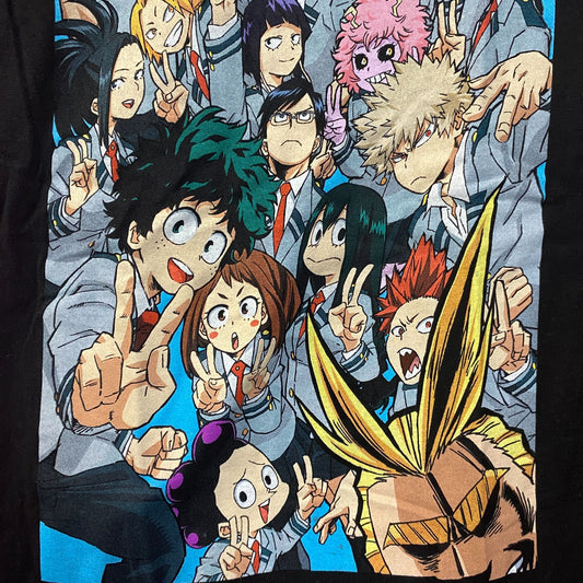 My Hero Academia Class-1A And All Might Anime T-Shirt Extra Small