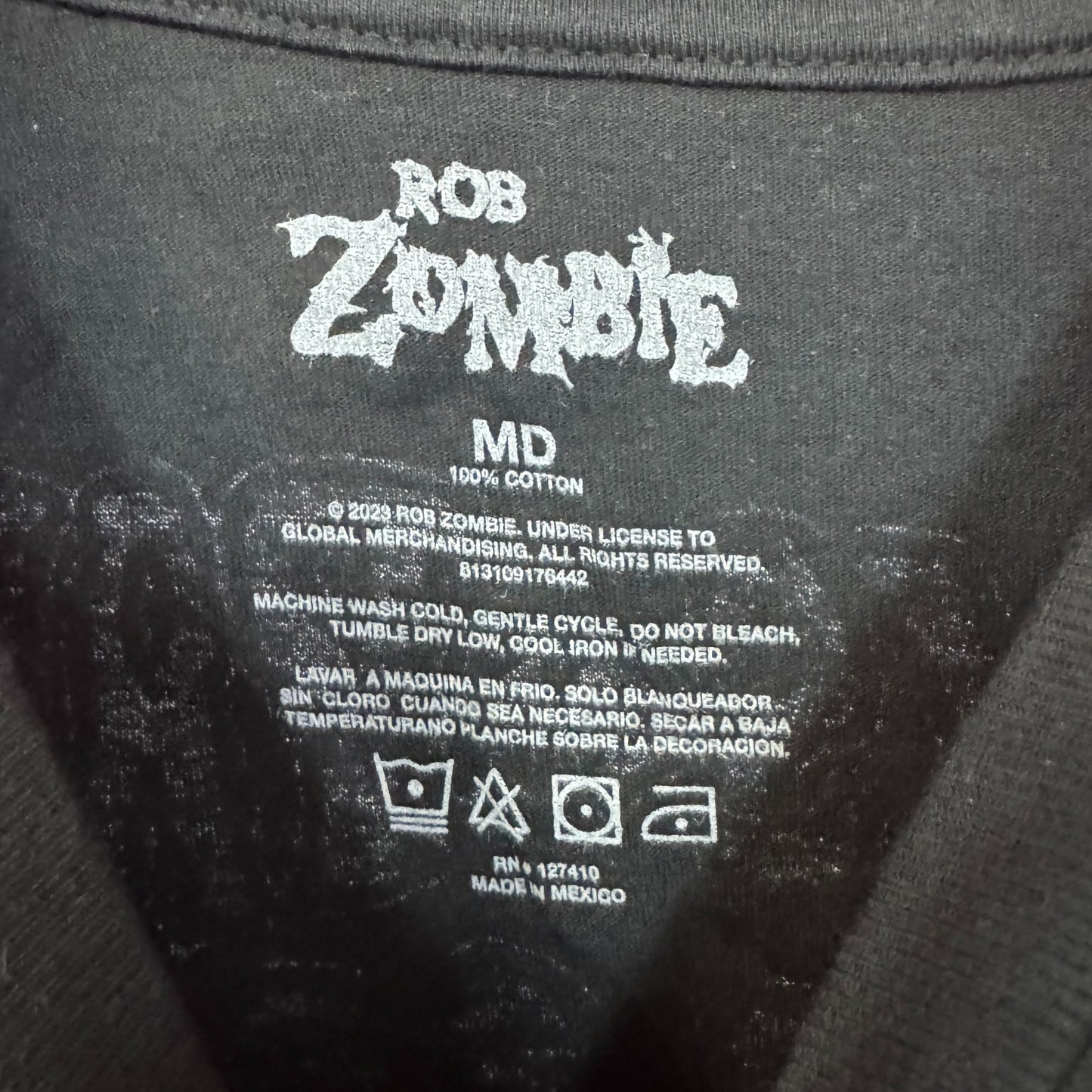 Rob Zombie Freaks on Parade Tour Industrial Rock Band Tee M