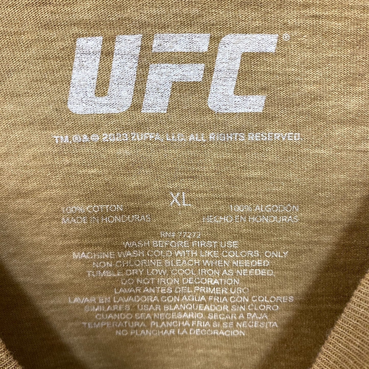 UFC Has Bulla Magomedov Tan T-Shirt XL