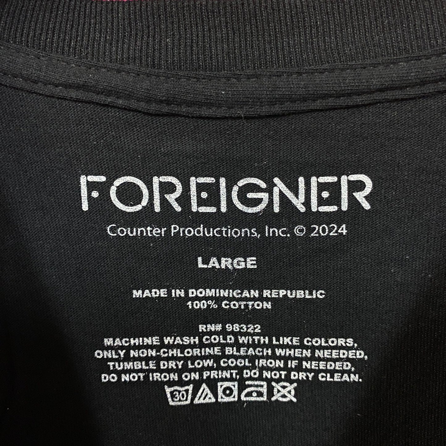 Foreigner Agent Provocateur I Wanna Know What Love Is T-Shirt Large