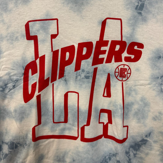 Los Angeles Clippers NBA Hardwood Team Tie Dye T-shirt 2XL