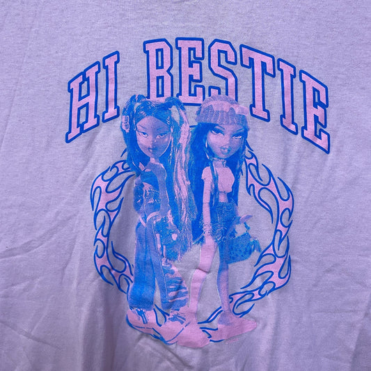 Bratz Hi Bestie Pink Tshirt size Extra Large