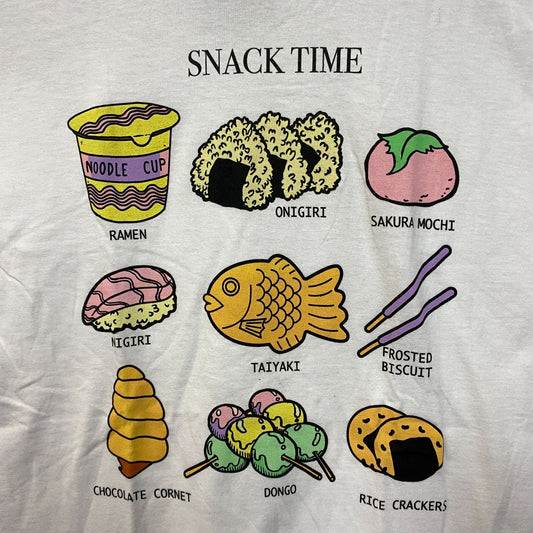 Snack Time Japanese Street Food Promo Black Matter Tee L
