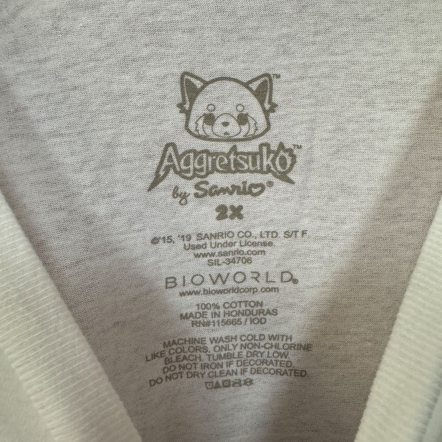 Agretsuko Different Emotions T-shirt size 2xl