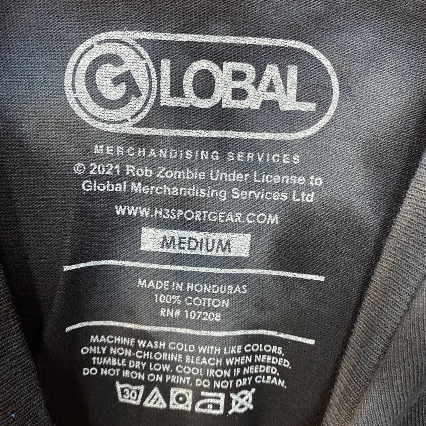 Rob Zombie Men's Bapho Censored 'Baphomet' T-shirt Medium