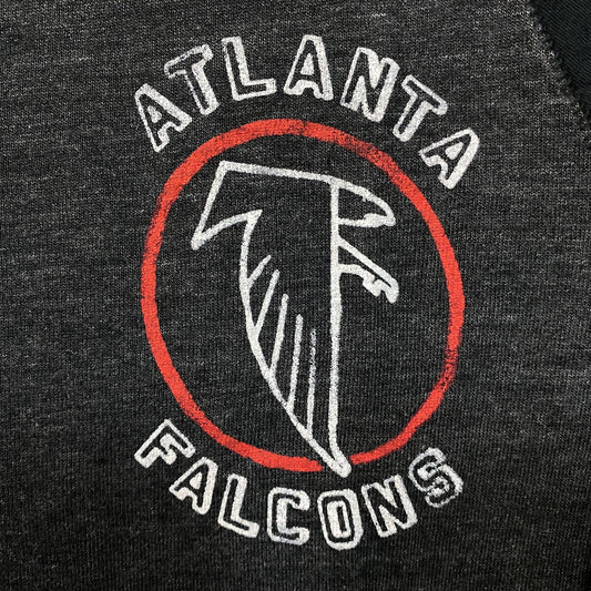 Junk Food Atlanta Falcons NFL Team Apparel Raglan 3/4 Sleeve T-Shirt Small
