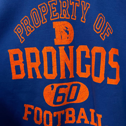 Junk Food Clothing Denver Broncos Property Flea Market Crewneck Sweatshirt Small