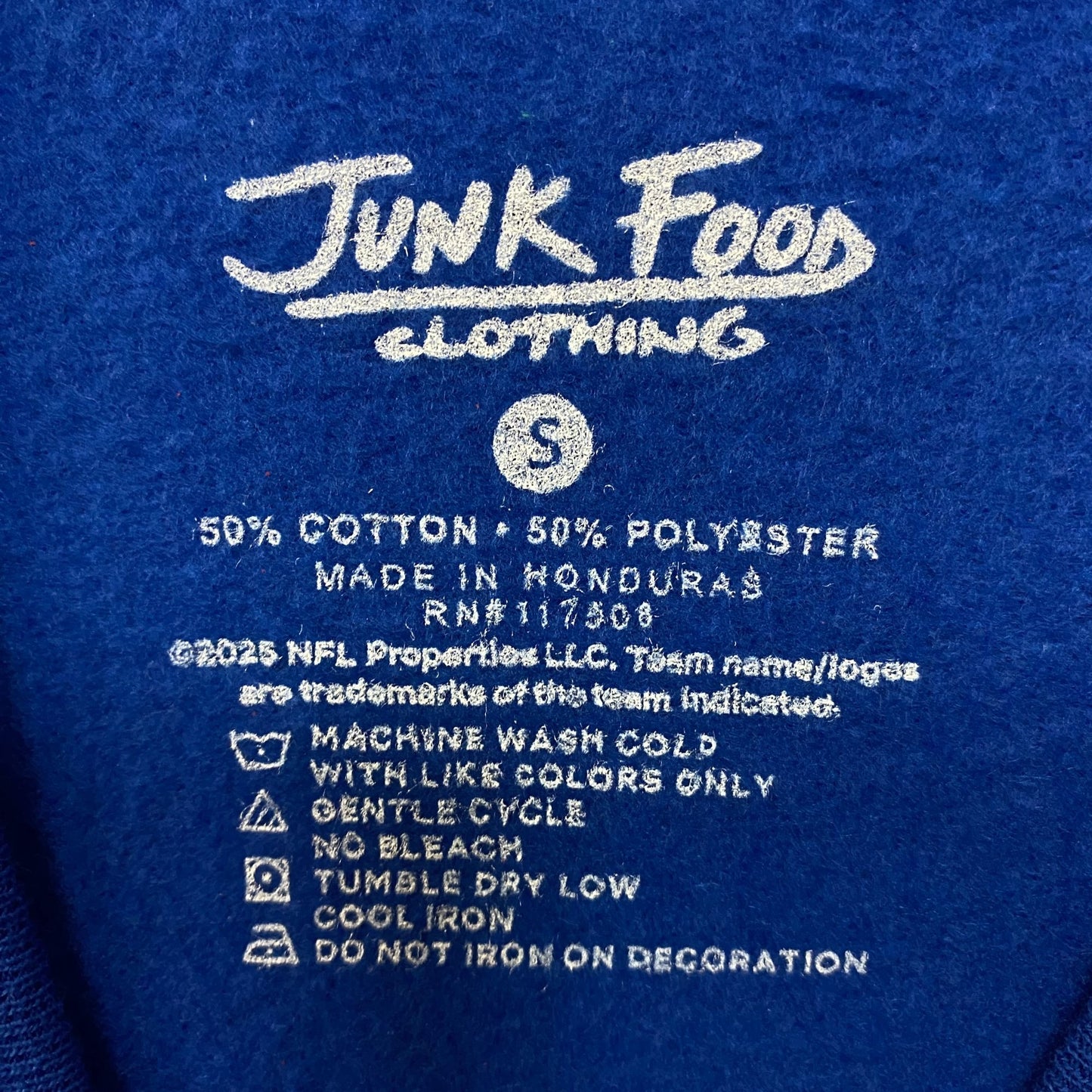 Junk Food Clothing Denver Broncos Property Flea Market Crewneck Sweatshirt Small