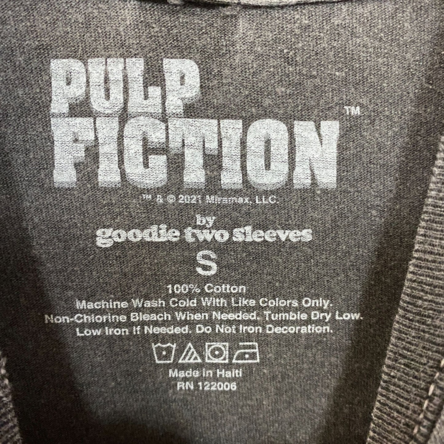 Mrs. Mia Wallace Pulp Fiction T-Shirt Small