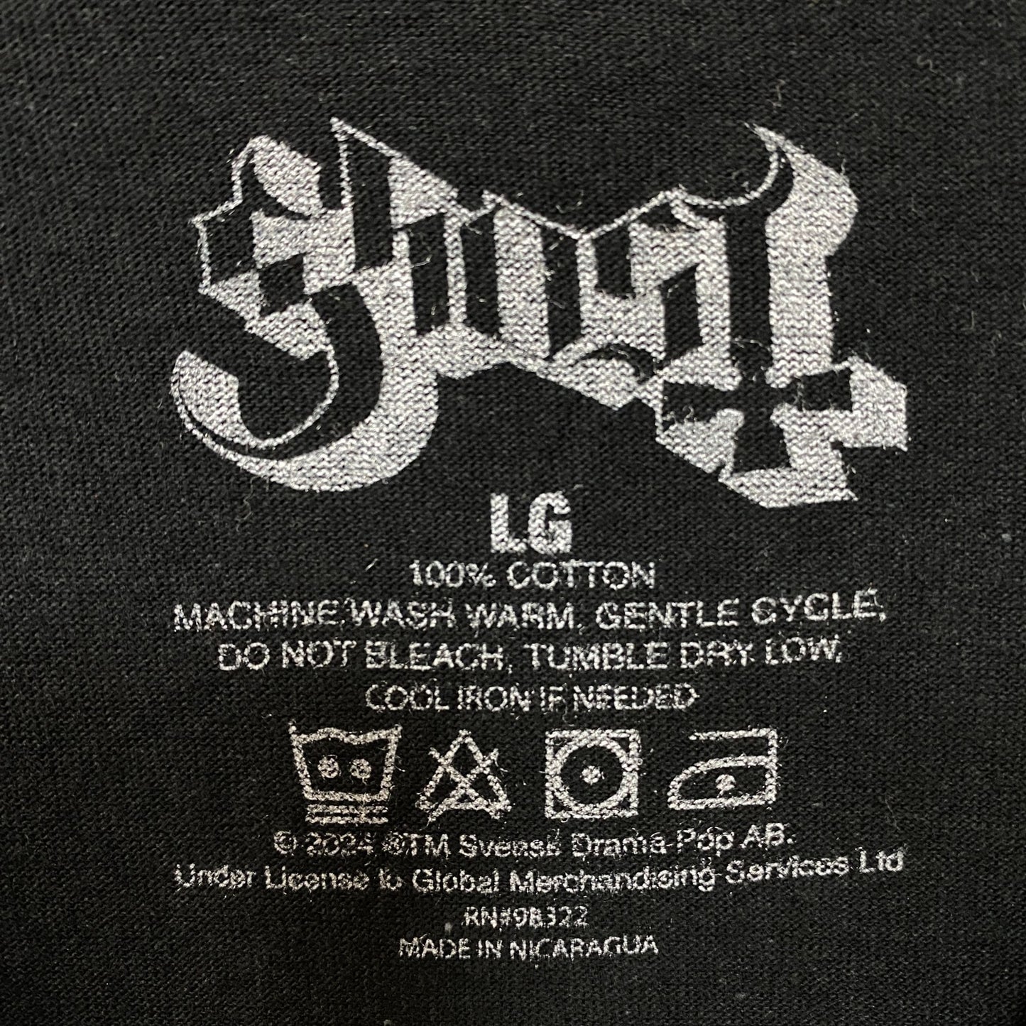 Ghost Rock Papa Emirutus The Third Tshirt size Large