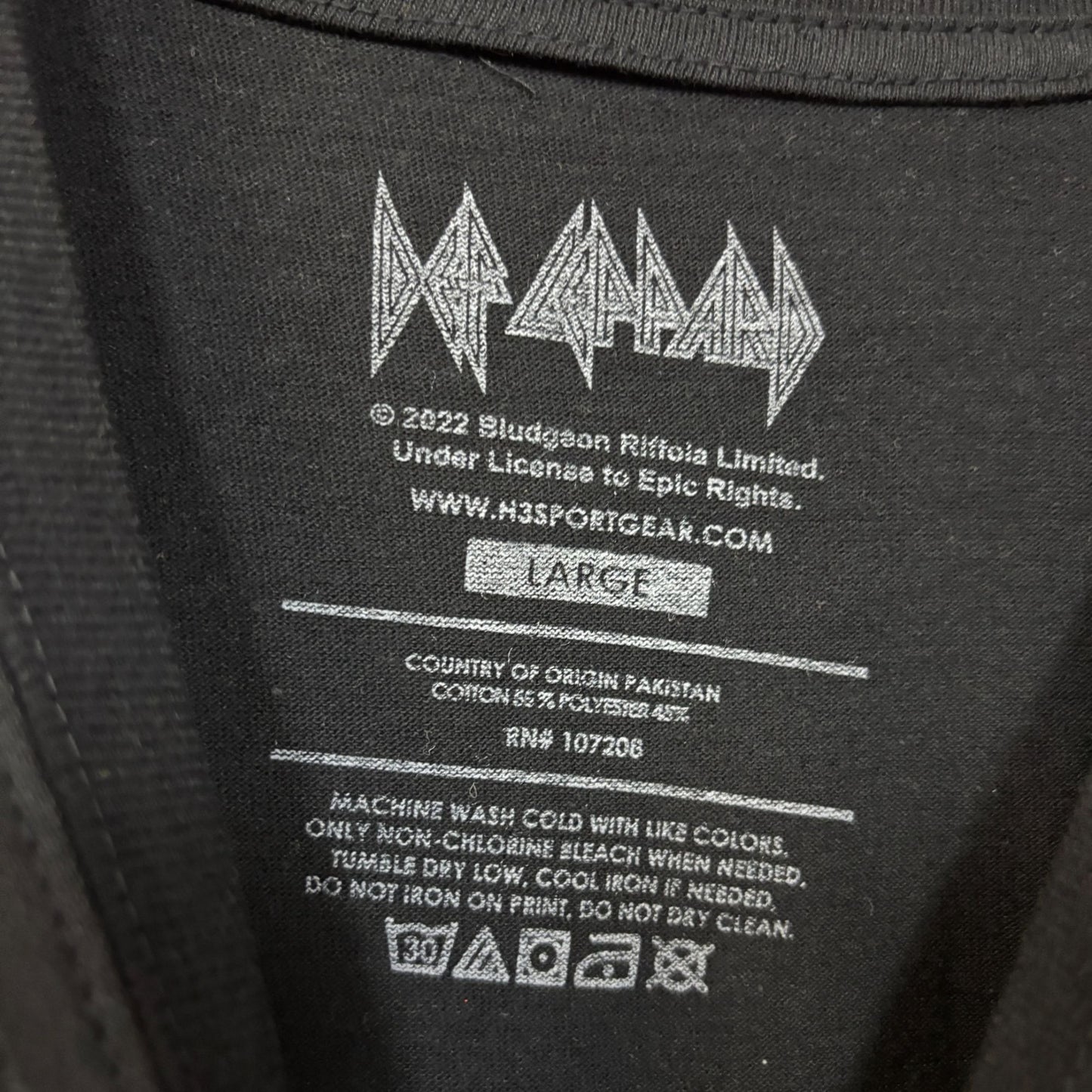 Def Leppard Portrait Tshirt size large