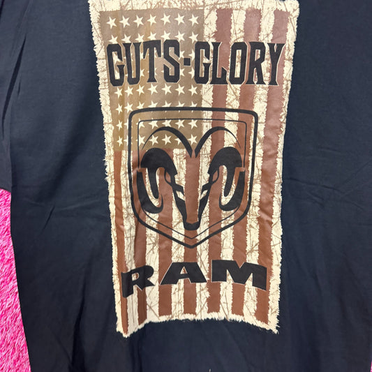 Guts Glory Rams logo T-shirt size 2XL