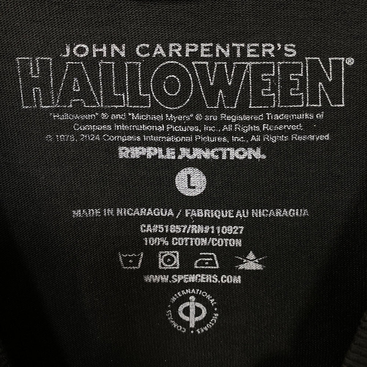 John Carpenter's Halloween Michael Myers "Masked Maniac" Graphic Tee Large