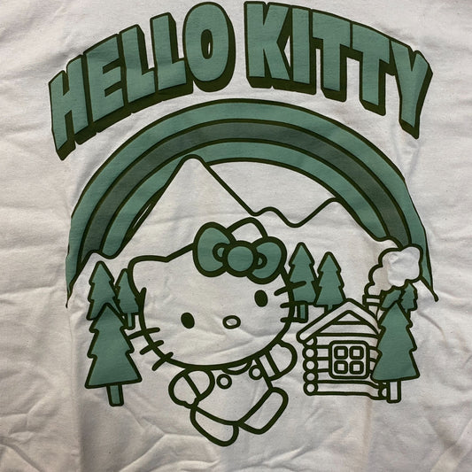 Sanrio Hello Kitty Outdoors Cute Graphic T-Shirt Large