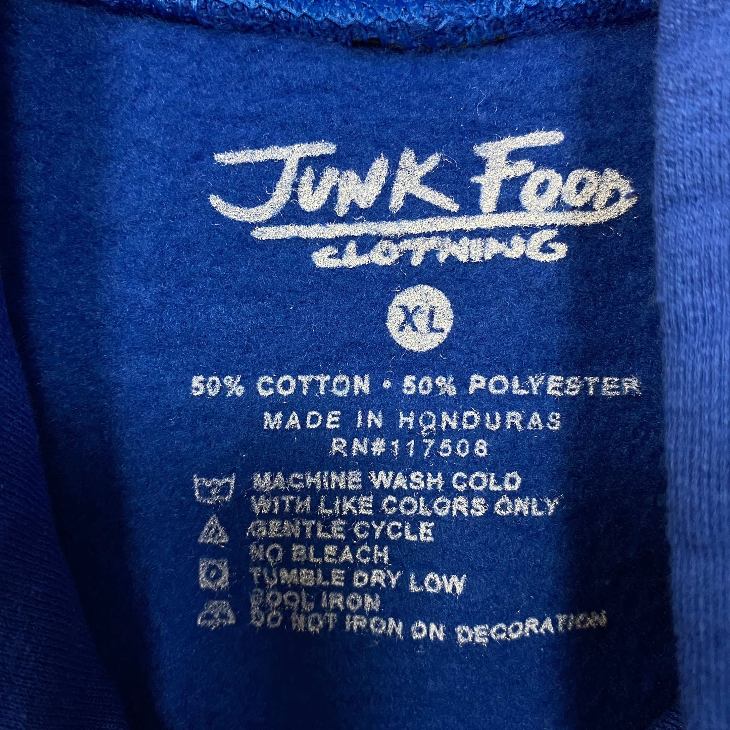 Junk Food Ford Bronco Classic Logo Pullover Hoodie XL