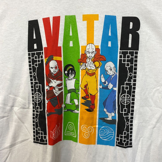 Avatar The Last Airbender Anime White Tshirt size Extra Large