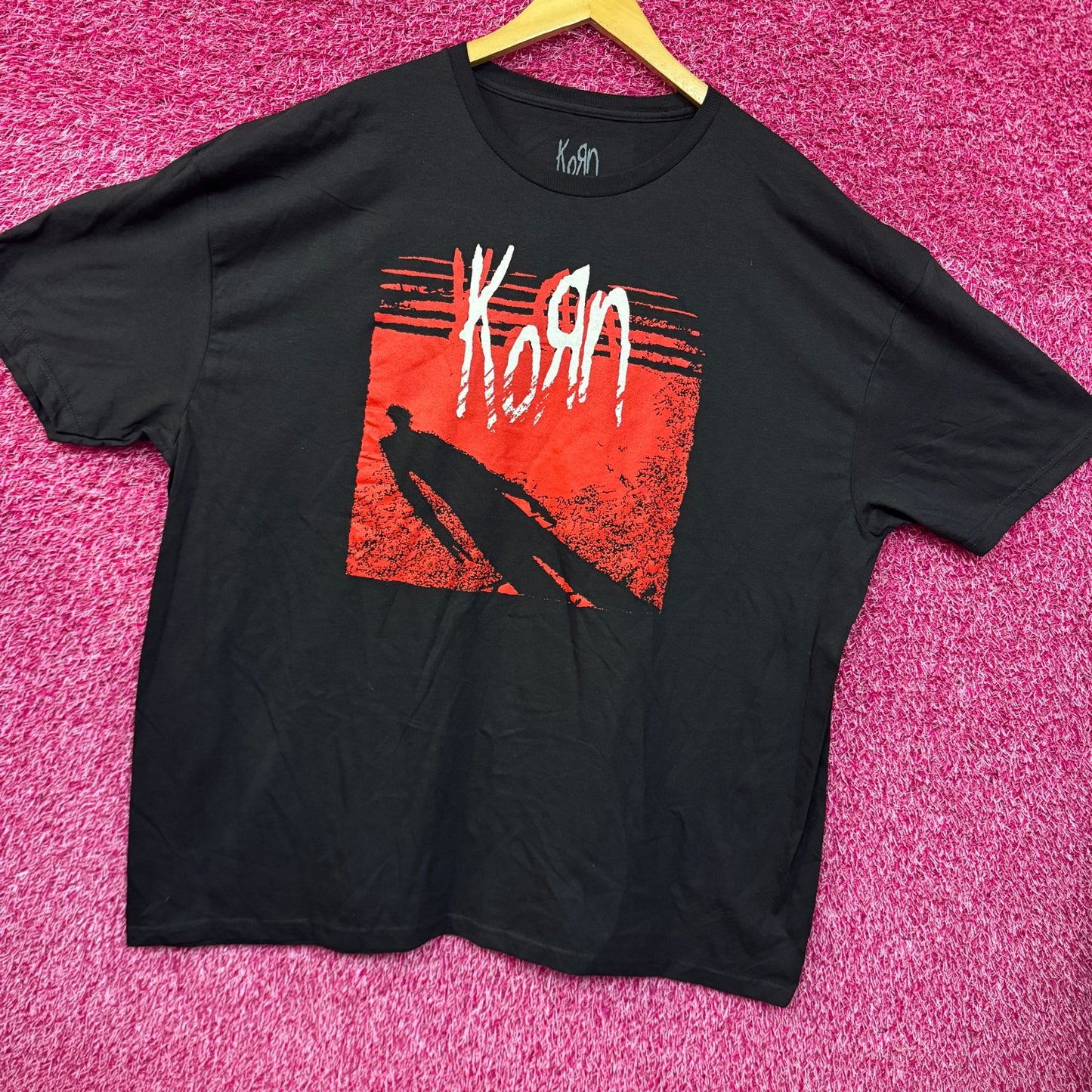 Korn Self-titled Album Cover Art Nu Metal Rock Band Tee 3XL