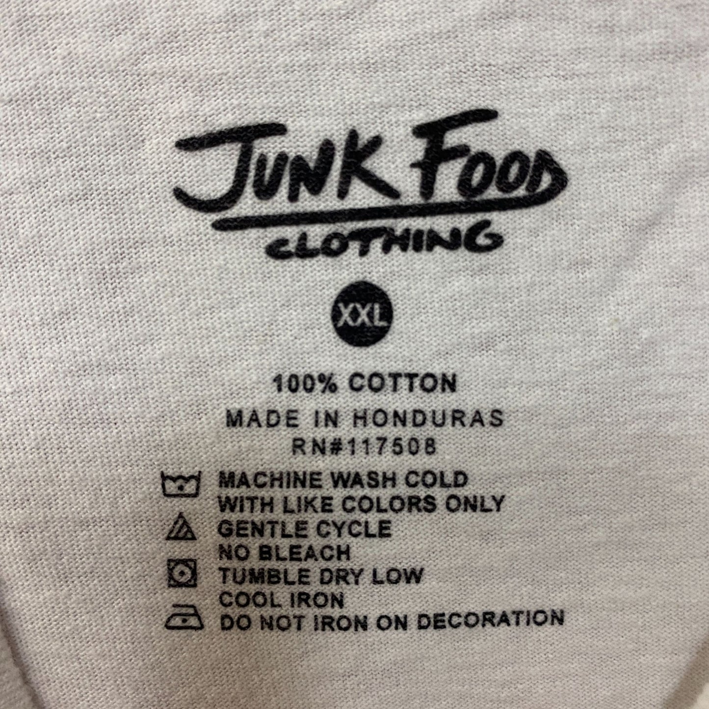 Junk Food Brand Distressed American Flag Graphic T-Shirt 2XL
